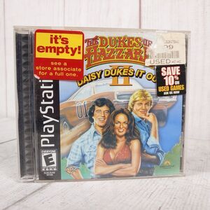 The Dukes of Hazzard II Daisy Dukes It Out Sony PlayStation 1 Video Game CD USED